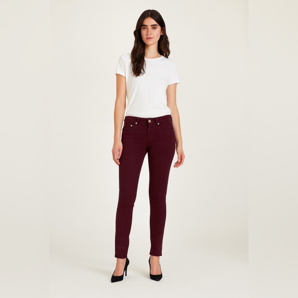 Tory Burch | Dark Burgundy Super Skinny Jeans - 29